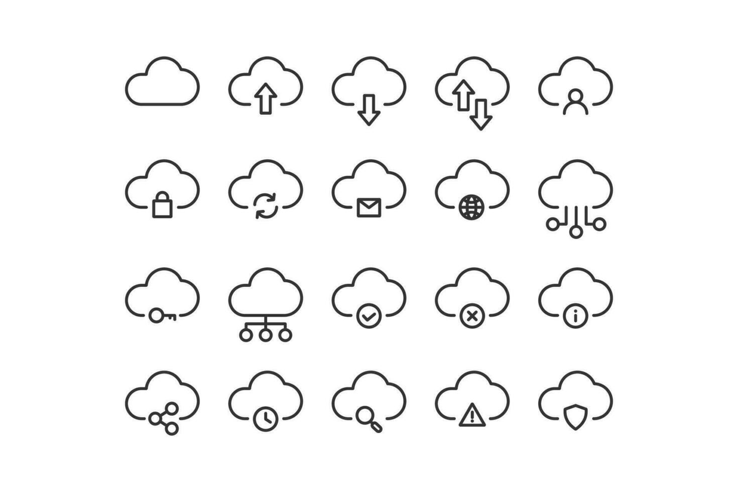 wolk berekenen icoon. vector illustratie ontwerp.