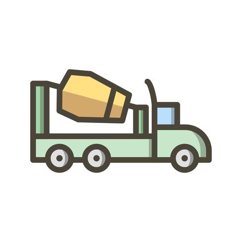 Betonmixer Vector Icon