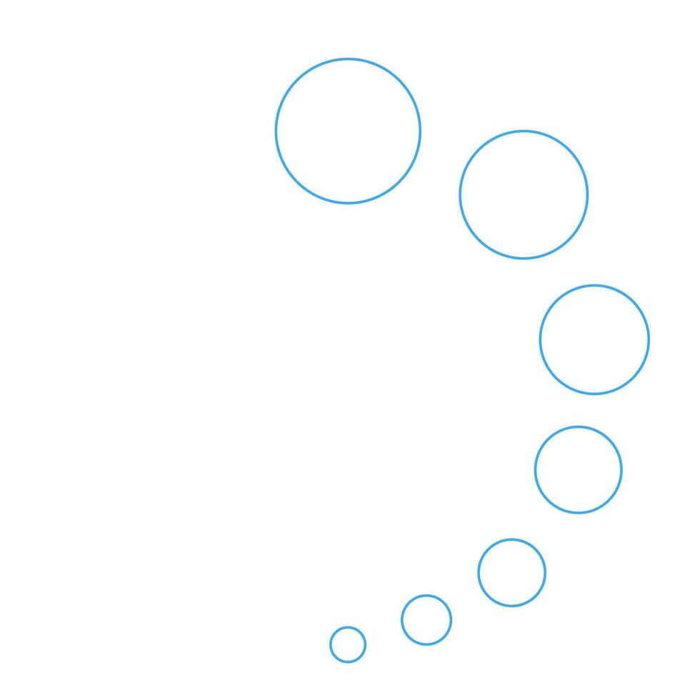 bubbel icoon. illustratie van zeep ballen symbool. schuim vector. vector