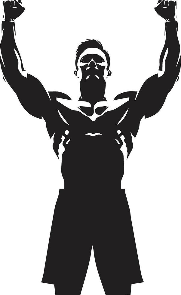 dynamisch inspanningen oefening vector pictogrammen voor bodybuilding spier manifesteren vector ontwerpen voor geschiktheid en bodybuilding
