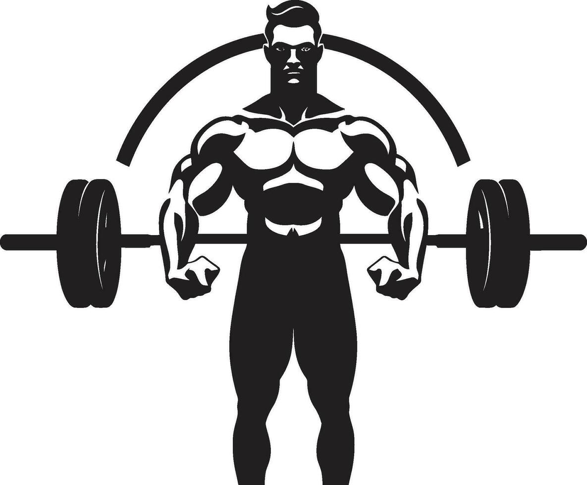 dynamisch inspanningen oefening vector pictogrammen voor bodybuilding spier manifesteren vector ontwerpen voor geschiktheid en bodybuilding