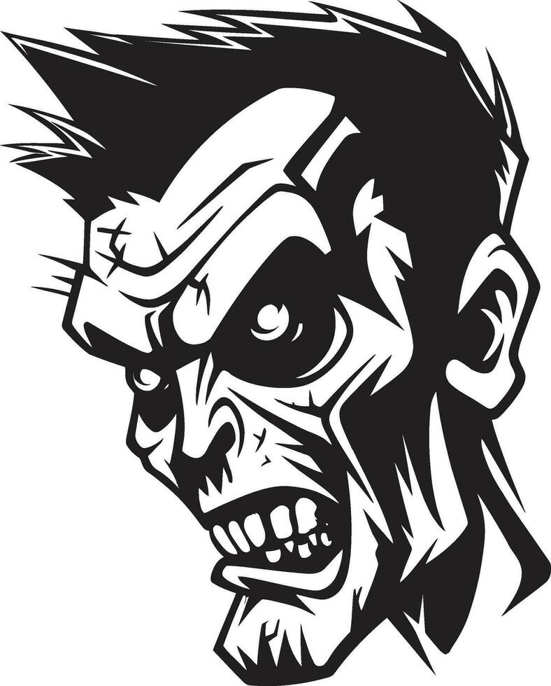 macabre mascotte zombie vector beeld ondood vriend zombie mascotte illustratie