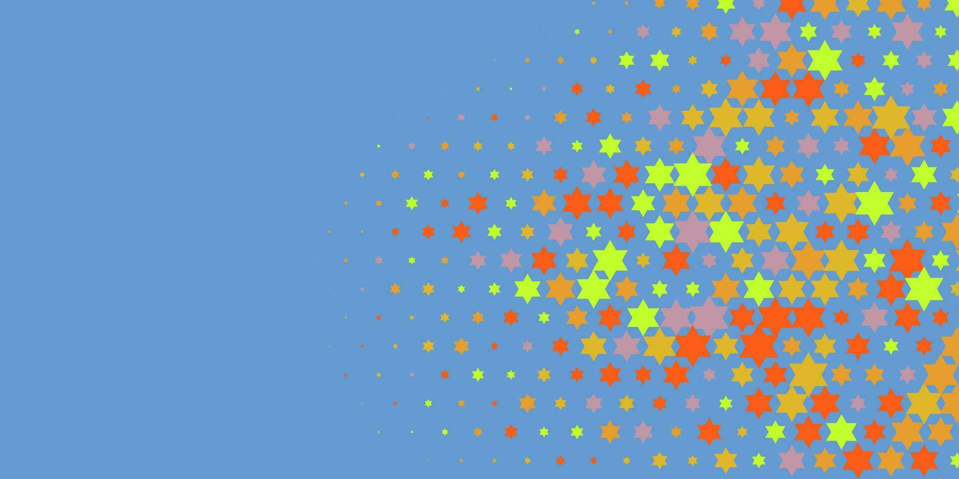 kleurrijk sterren abstract illustratie achtergrond mooi banier met kopiëren ruimte vector