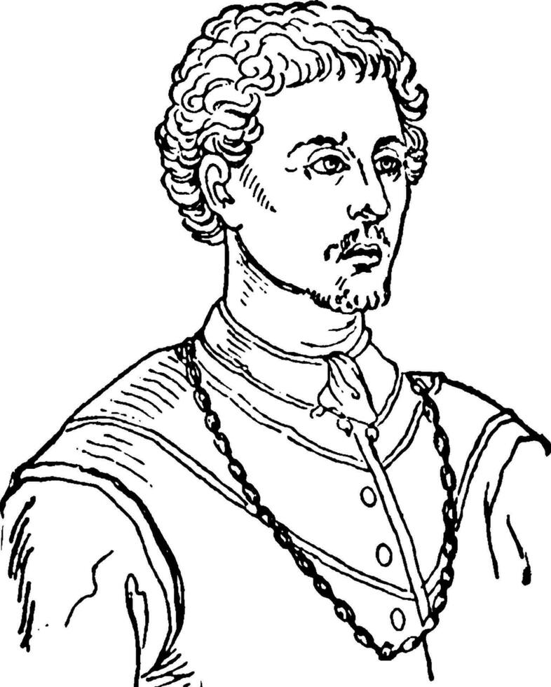 Pietro aretino, wijnoogst illustratie vector