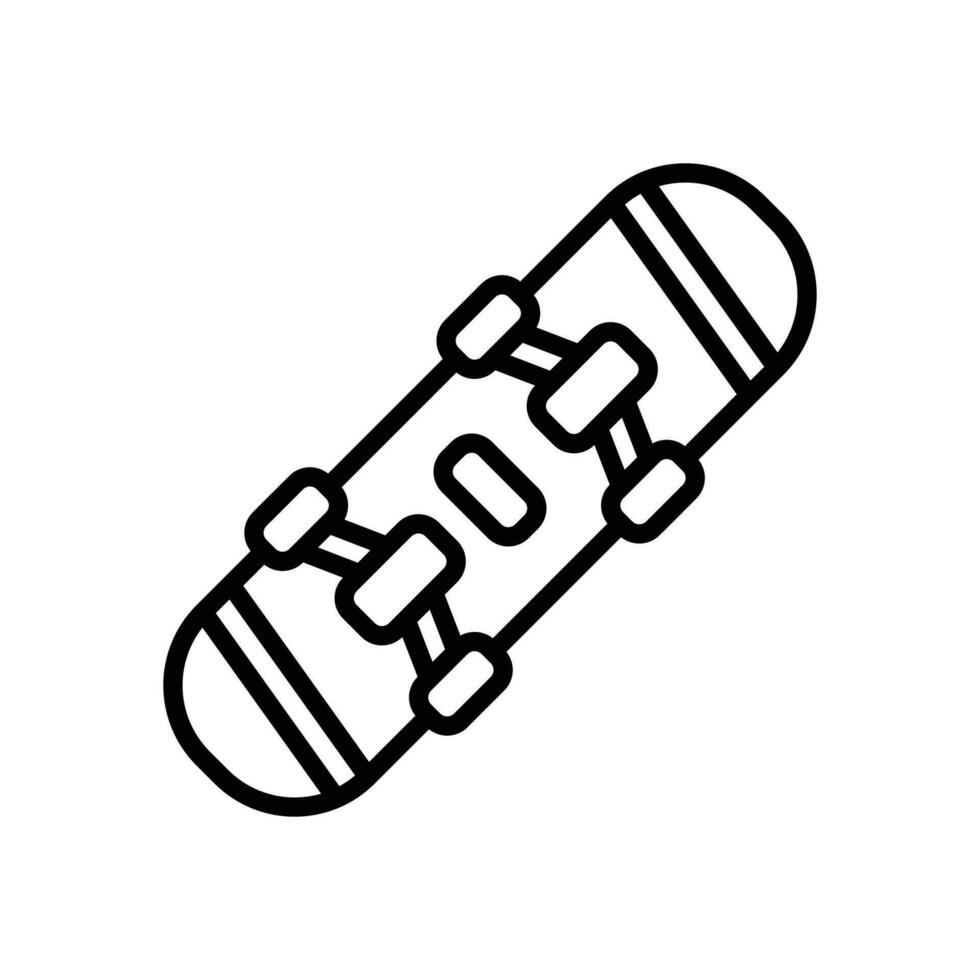 skateboard icoon. vector lijn icoon voor uw website, mobiel, presentatie, en logo ontwerp.