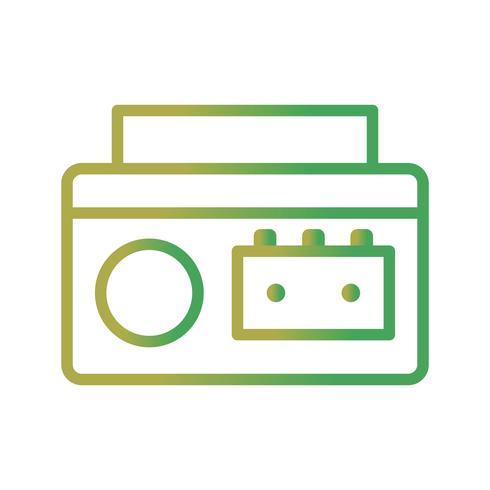 Cassette Speler Vector Icon