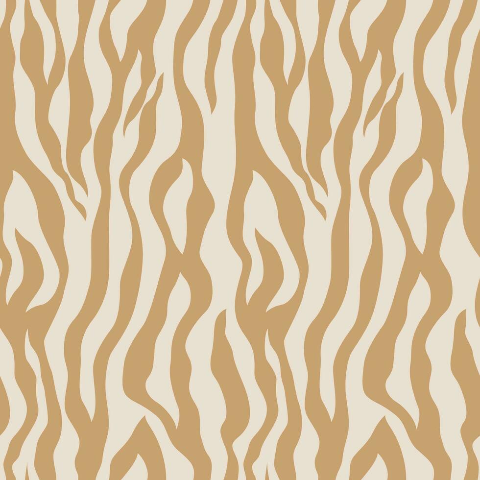 creatief grunge tijger huid naadloos patroon. abstract dier vacht eindeloos achtergrond. modern zebra huid, strepen behang vector