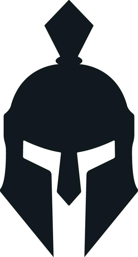 spartaans helm icoon in vlak stijl. geïsoleerd Aan transparant achtergrond. gebruik voor veiligheid Grieks gladiator ontwerp elementen emblemen creëren voor logo, label, teken, symbool. vector voor apps en website