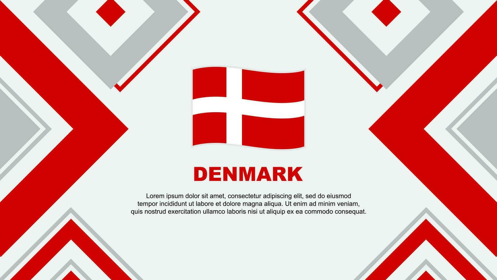 Denemarken vlag abstract achtergrond ontwerp sjabloon. Denemarken onafhankelijkheid dag banier behang vector illustratie. Denemarken onafhankelijkheid dag