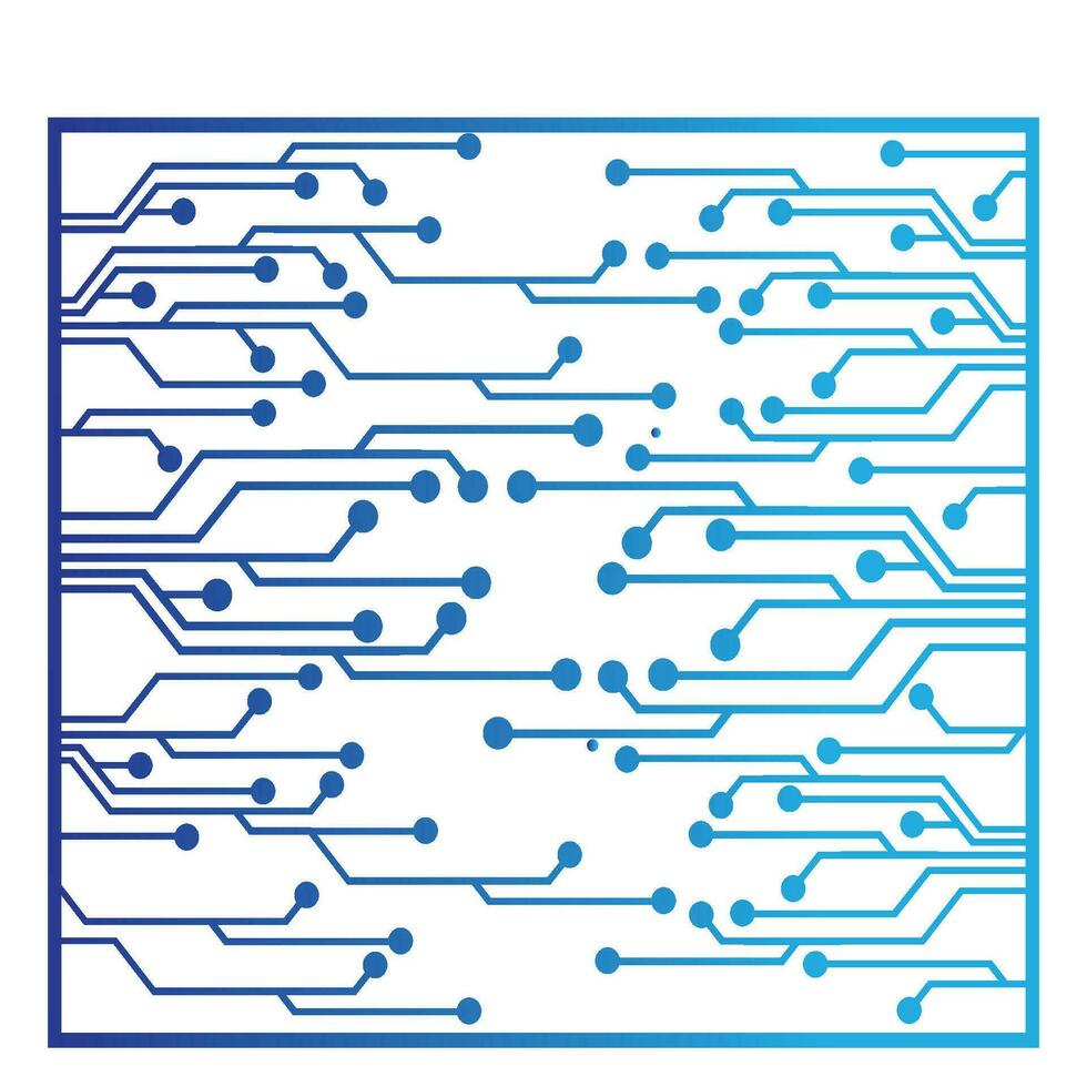 circuit logo sjabloon vector