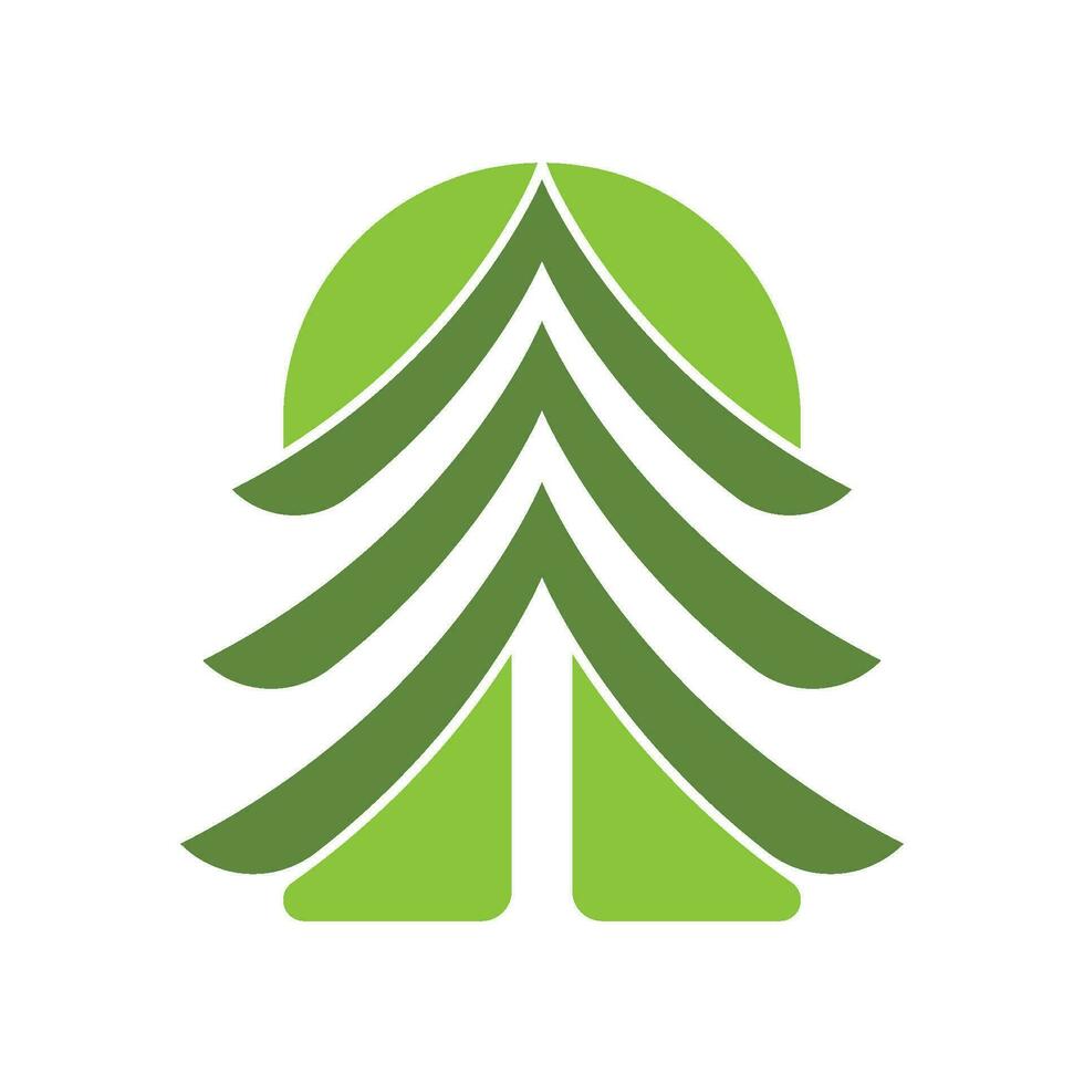 pijnboom boom logo vector