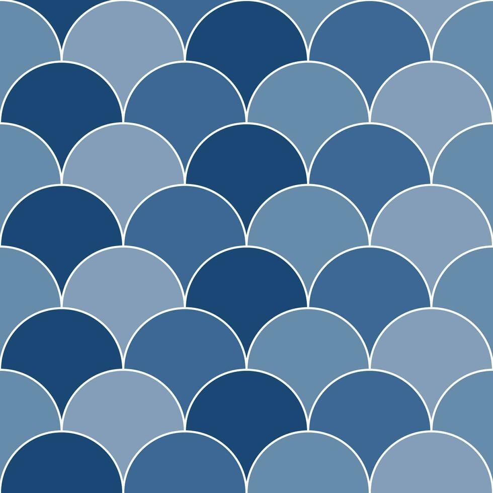 marine blauw vis balans patroon. vis balans patroon. vis balans naadloos patroon. decoratief elementen, kleding, papier inpakken, badkamer tegels, muur tegels, achtergrond, achtergrond. vector