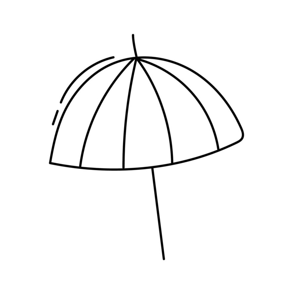 paraplu. vector illustratie in tekening stijlparaplu. vector illustratie in tekening stijl