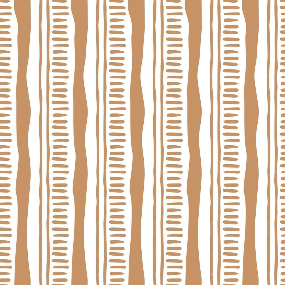 etnisch gestreept naadloos patroon in rood kleur. lijnen en strepen. afdrukken voor verpakking of koffie winkel vector