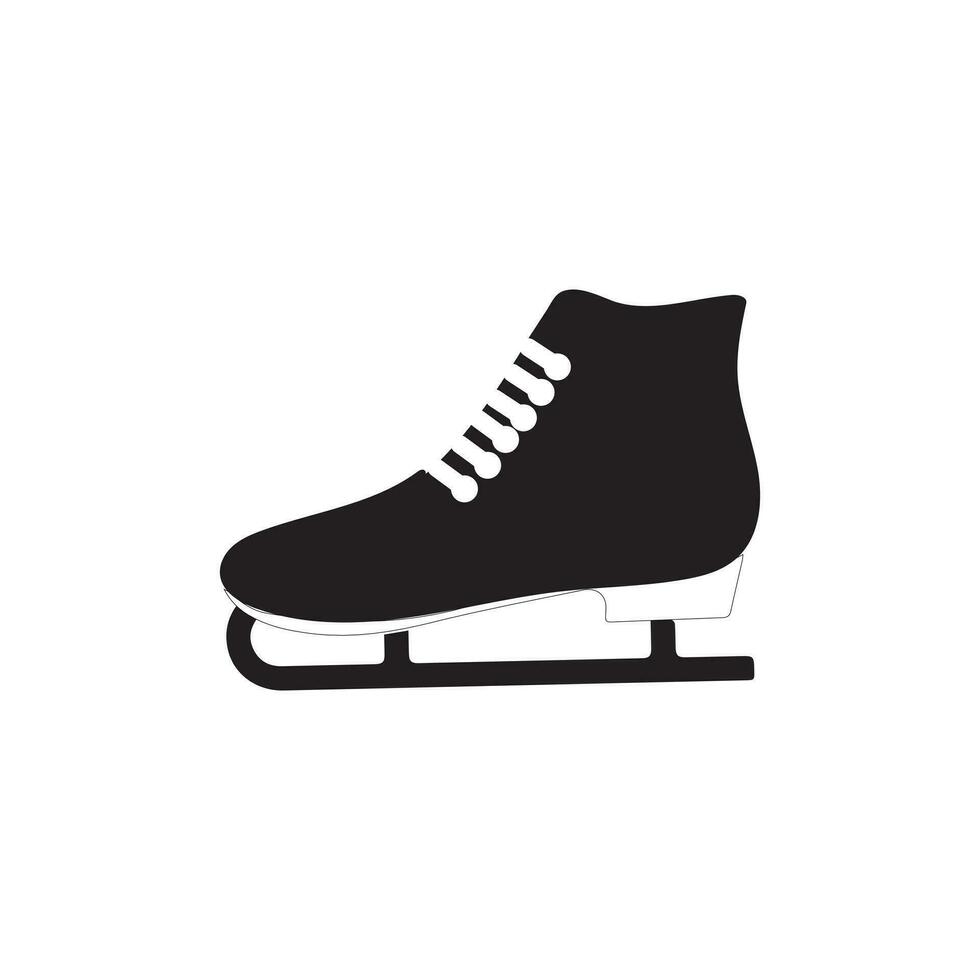 ijs het schaatsen icoon in verschillend stijl vector illustratie. ijs skates glyph icoon ontworpen in gevuld, schets, lijn en beroerte stijl kan worden gebruikt voor web, mobiel, ui