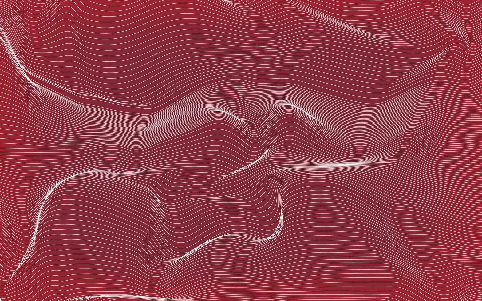 dynamisch lijn Golf abstract vector