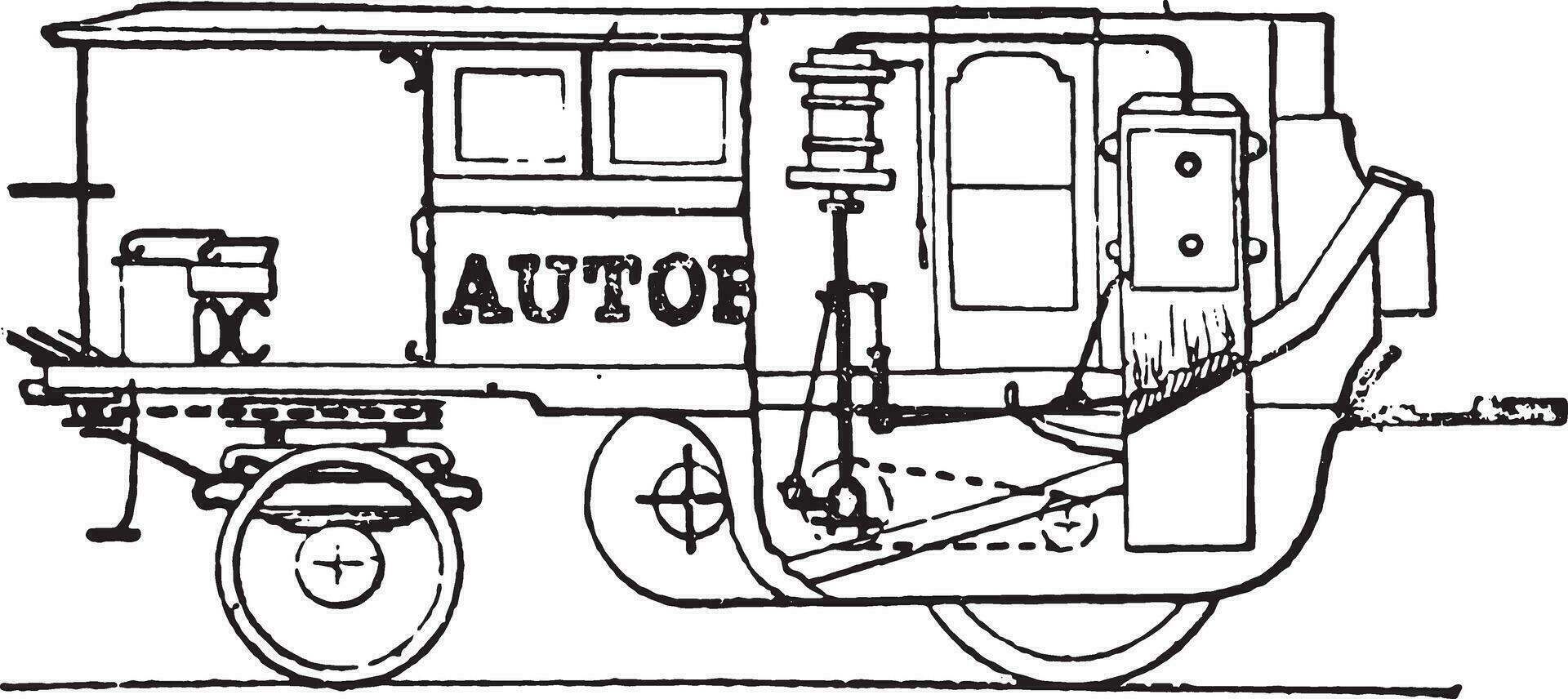 de autopsie, wijnoogst gravure. vector