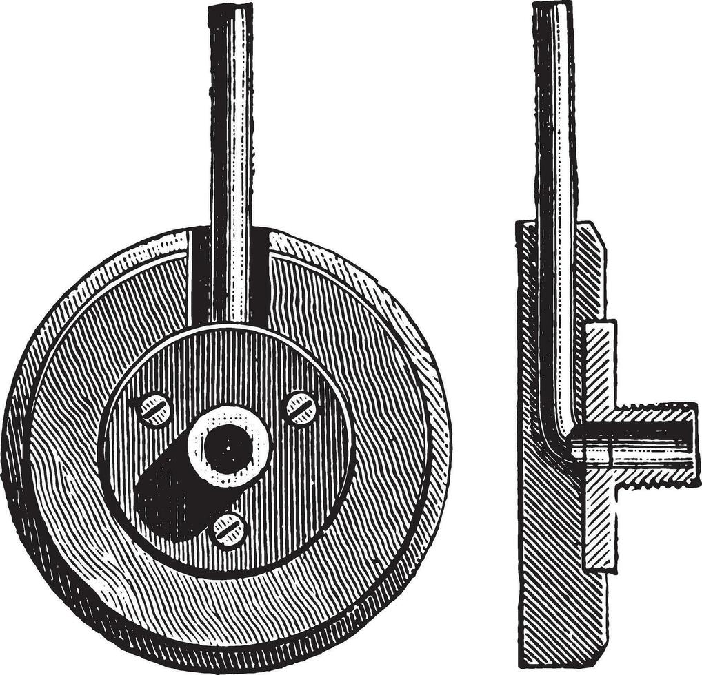 passend pater, wijnoogst gravure. vector