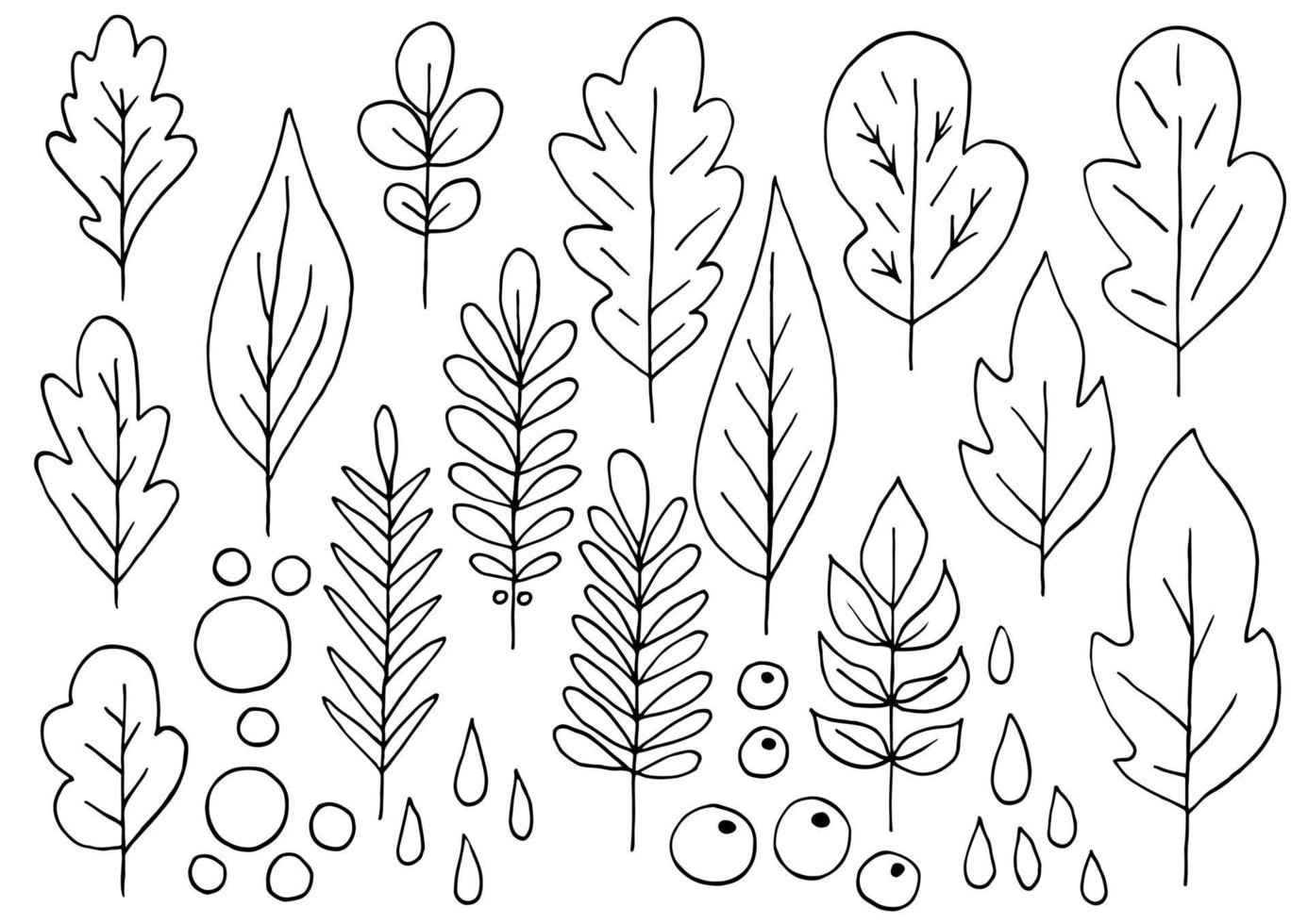 bloemen illustratie in de hand tekenstijl vector