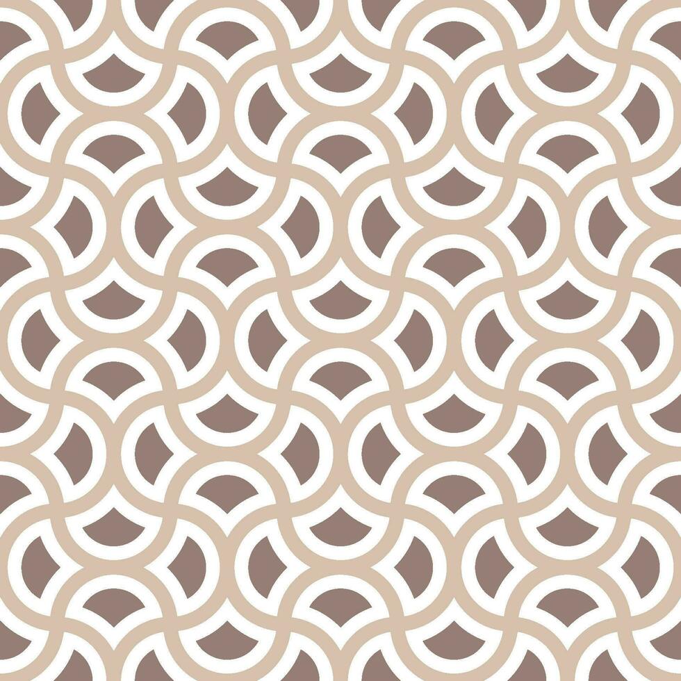 naadloos cirkel patroon met een modern stijl vector