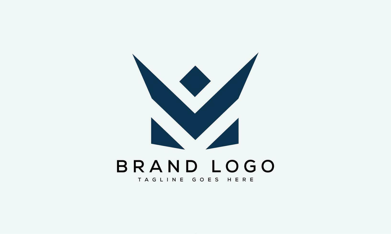 brief m logo ontwerp vector sjabloon ontwerp voor merk.