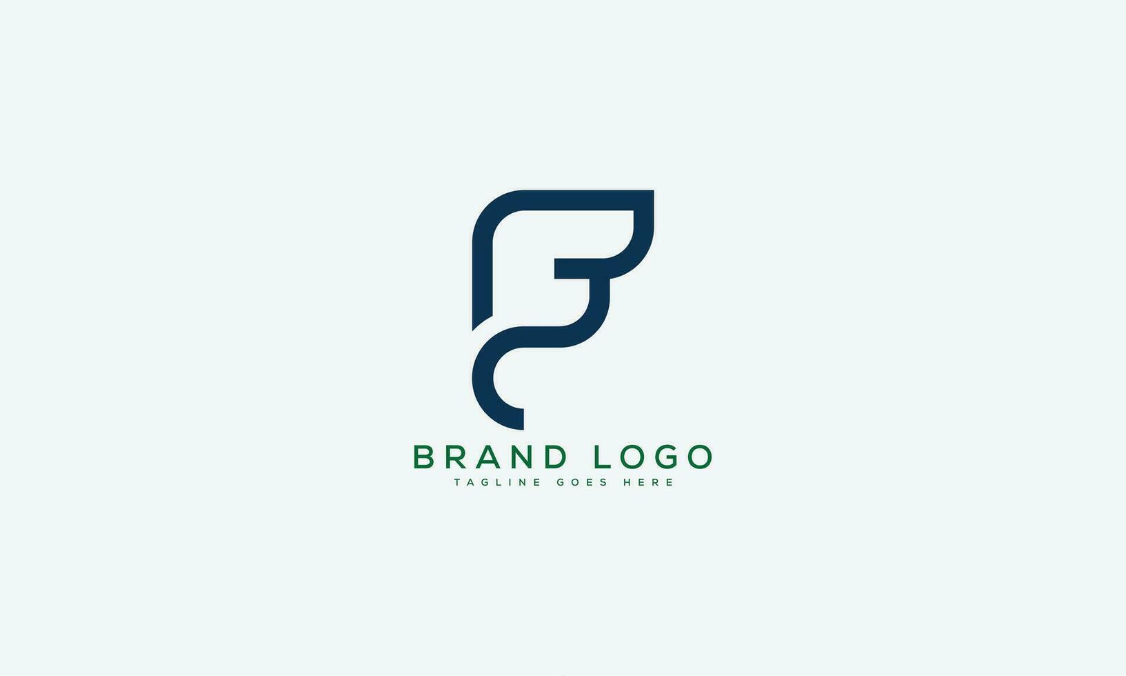 brief f logo ontwerp vector sjabloon ontwerp voor merk.