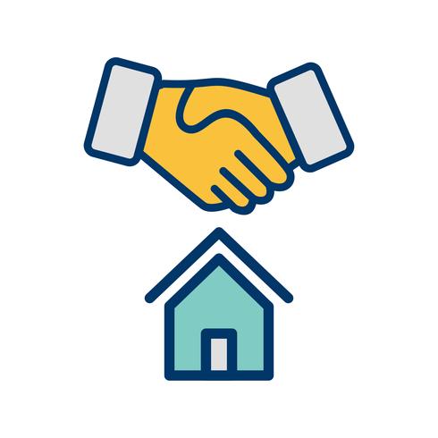 Huis Deal Vector Icon