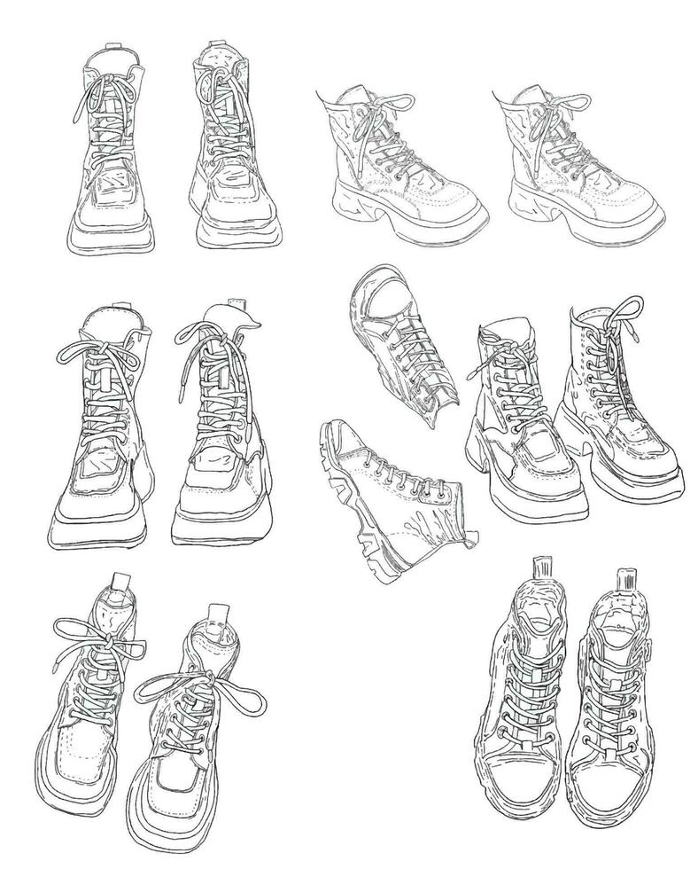 icoon sneaker mode kleding stof kleurrijk kleur muziek- regenboog illustratie schilderij tekening handtekening icoon sticker sneaker vector