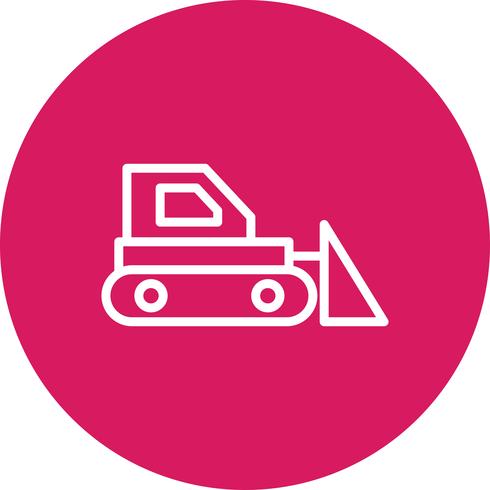 bulldozer vector pictogram