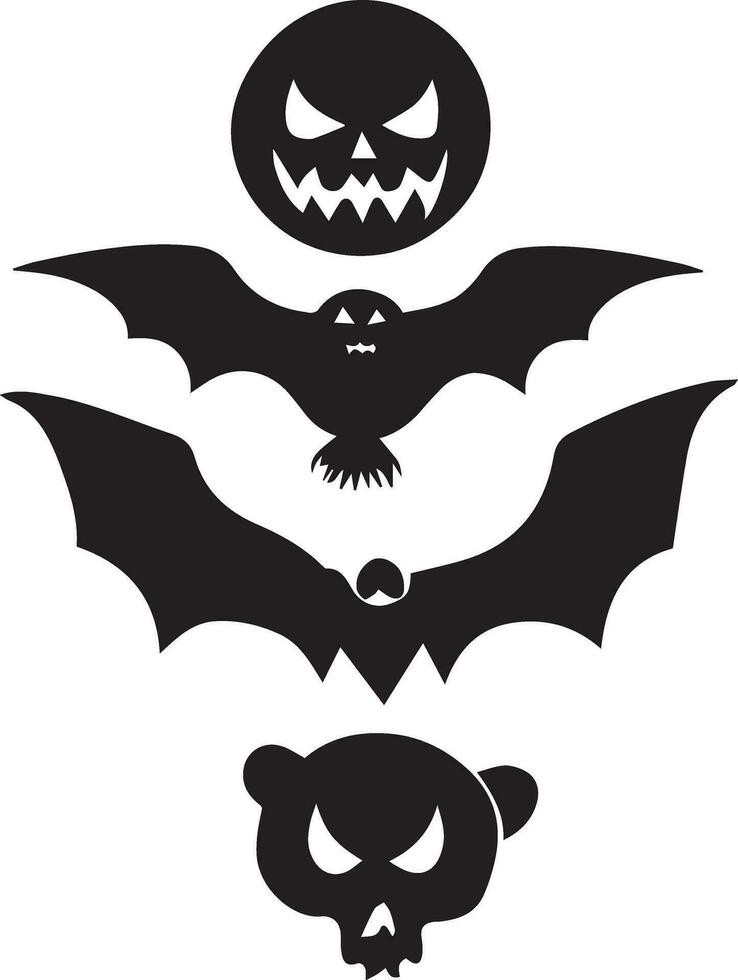 hallween vector silhouet 10