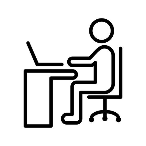 Vector Laptop Pictogram gebruiken