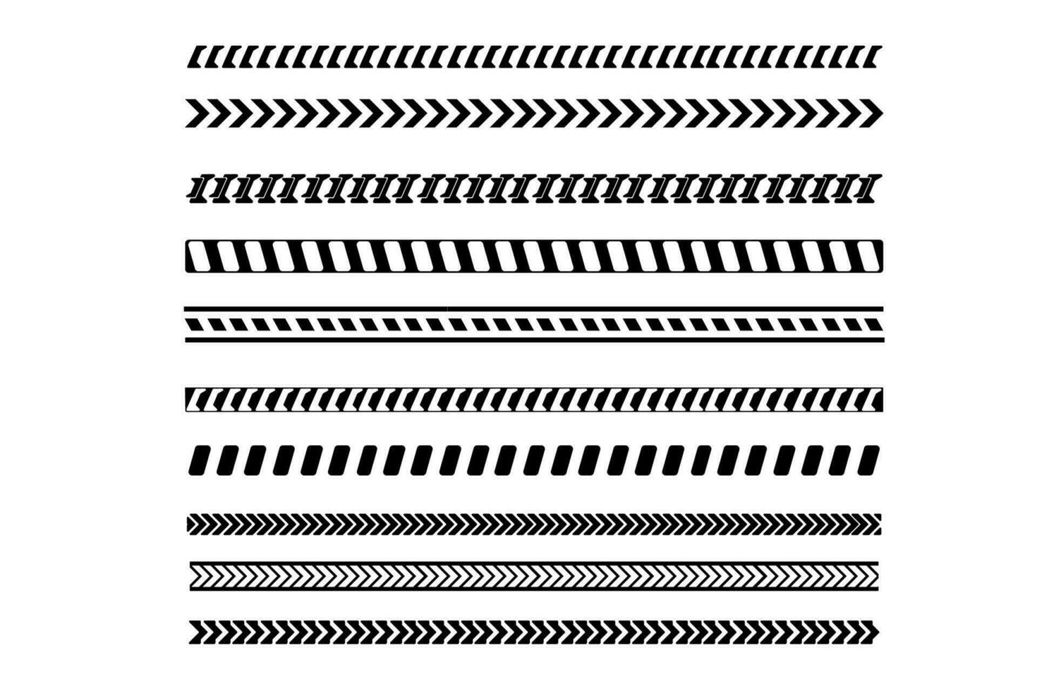 reeks abstract lijn sjabloon ontwerp vector
