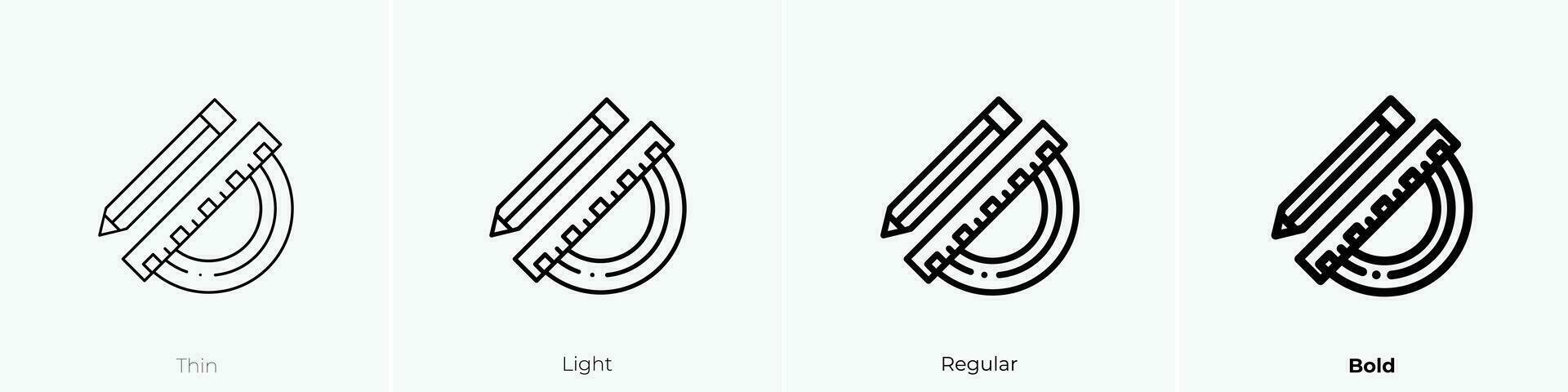 gradenboog icoon. dun, licht, regelmatig en stoutmoedig stijl ontwerp geïsoleerd Aan wit achtergrond vector