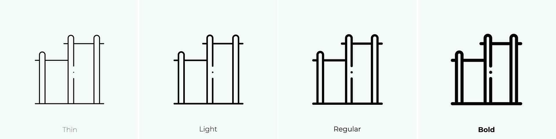 Trekken omhoog icoon. dun, licht, regelmatig en stoutmoedig stijl ontwerp geïsoleerd Aan wit achtergrond vector