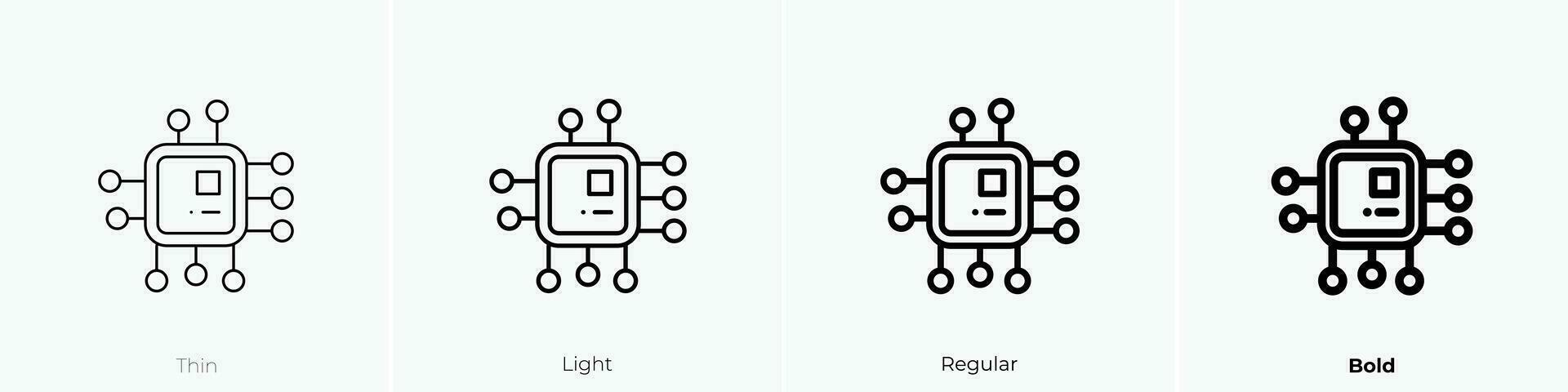 bewerker icoon. dun, licht, regelmatig en stoutmoedig stijl ontwerp geïsoleerd Aan wit achtergrond vector