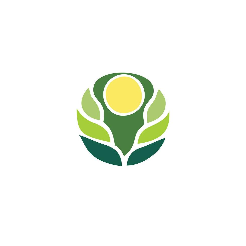 vector logo ontwerp voor landbouw, boerderij veld, natuurlijk oogst, boer vereniging en meer.