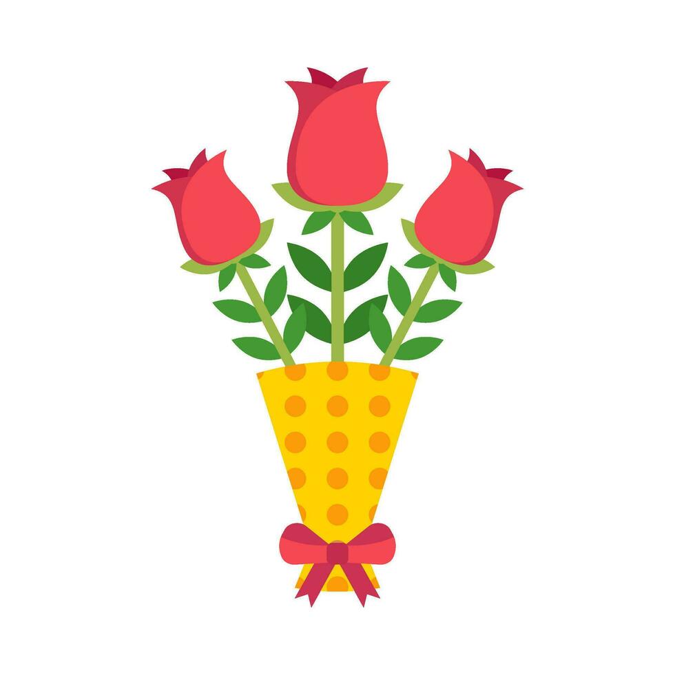 bloem boeket vlak illustratie vector