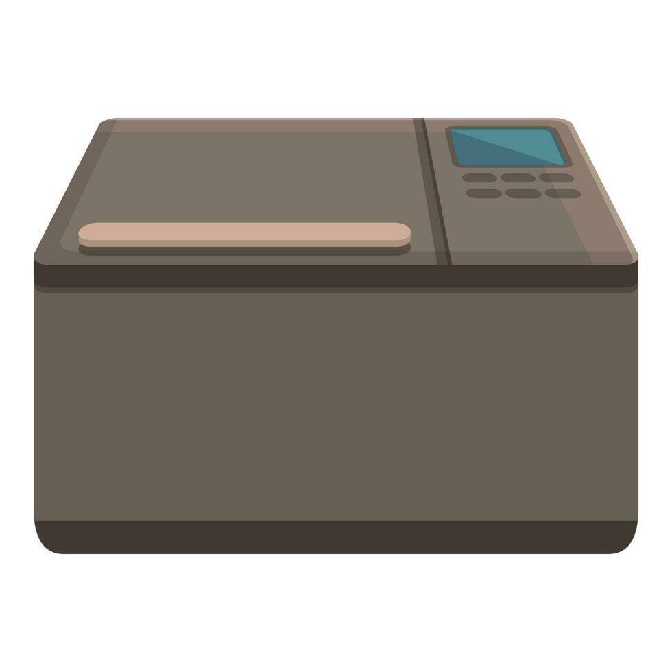 brood maker oven icoon tekenfilm vector. knop menu vector