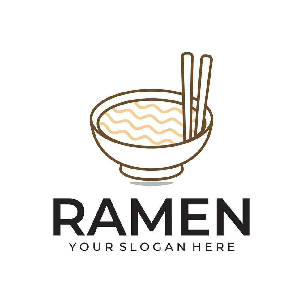 ramen illustratie logo vector