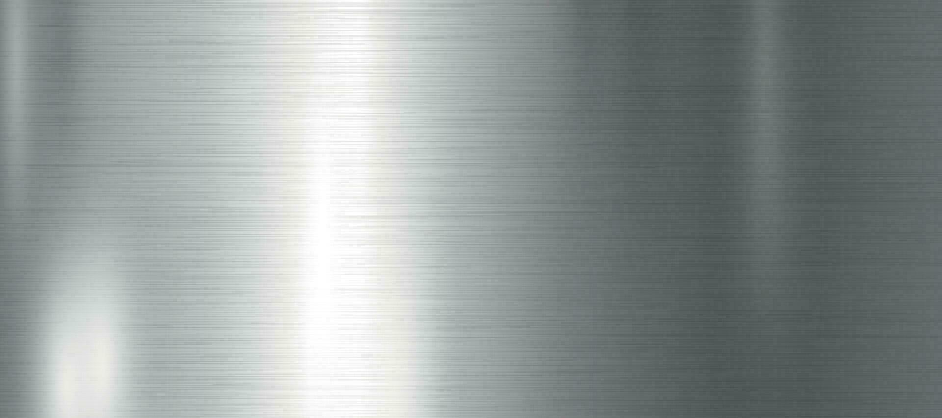 panoramisch achtergrond zilver staal metaal structuur - vector illustratie