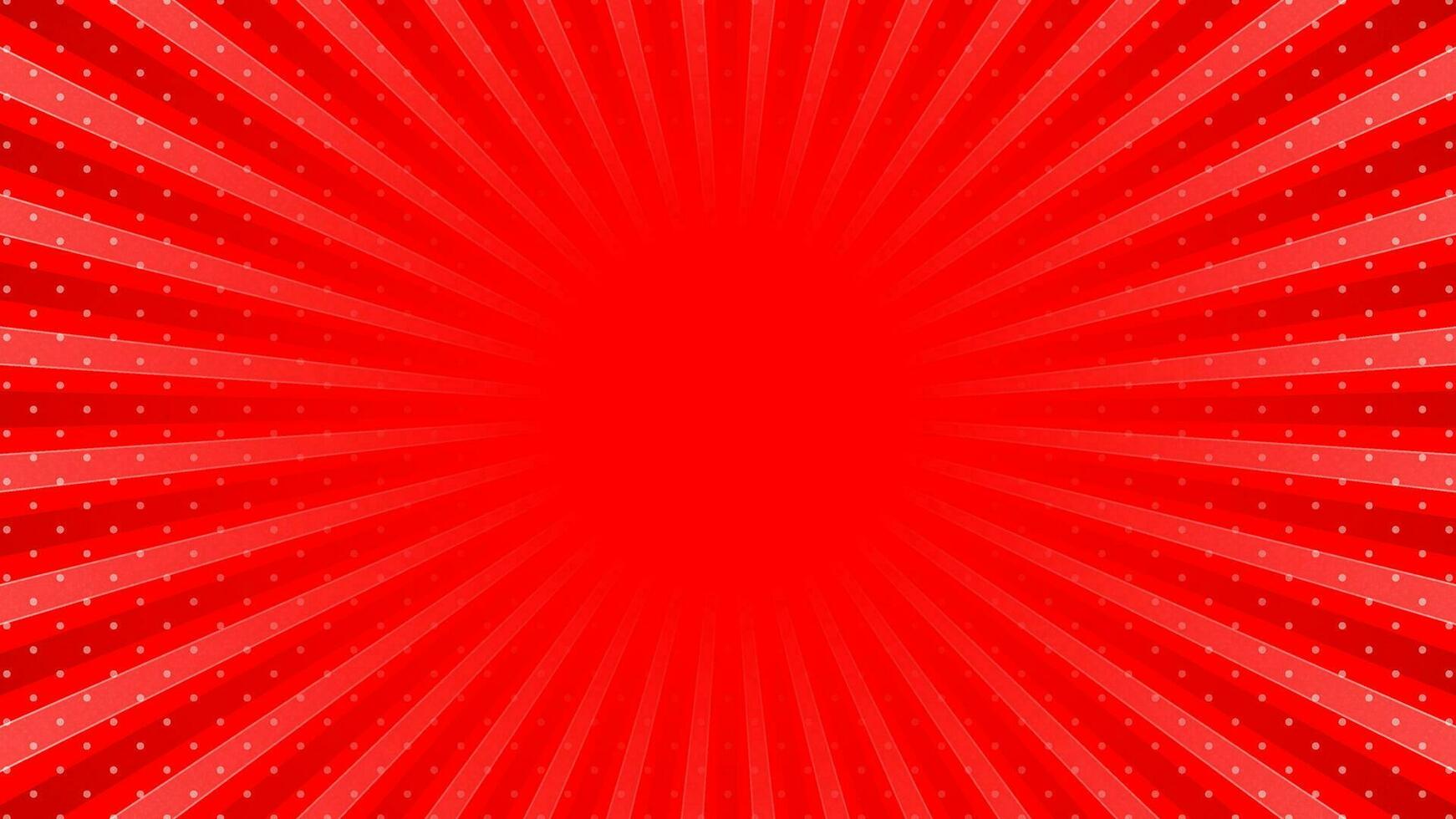 rood zon stralen retro met papier structuur achtergrond. abstract barsten zon stralen patroon ontwerp. vector illustratie