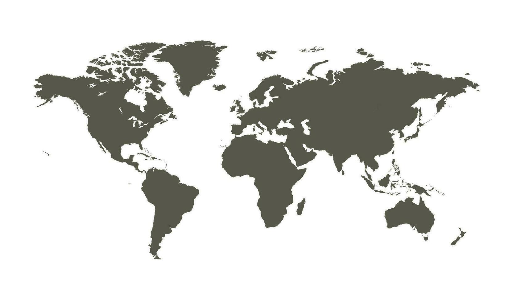 wereld kaart naar herken en leren over de continenten vector