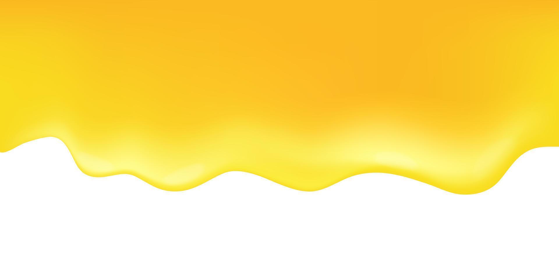 druipende honing op een witte achtergrond. vector illustratie