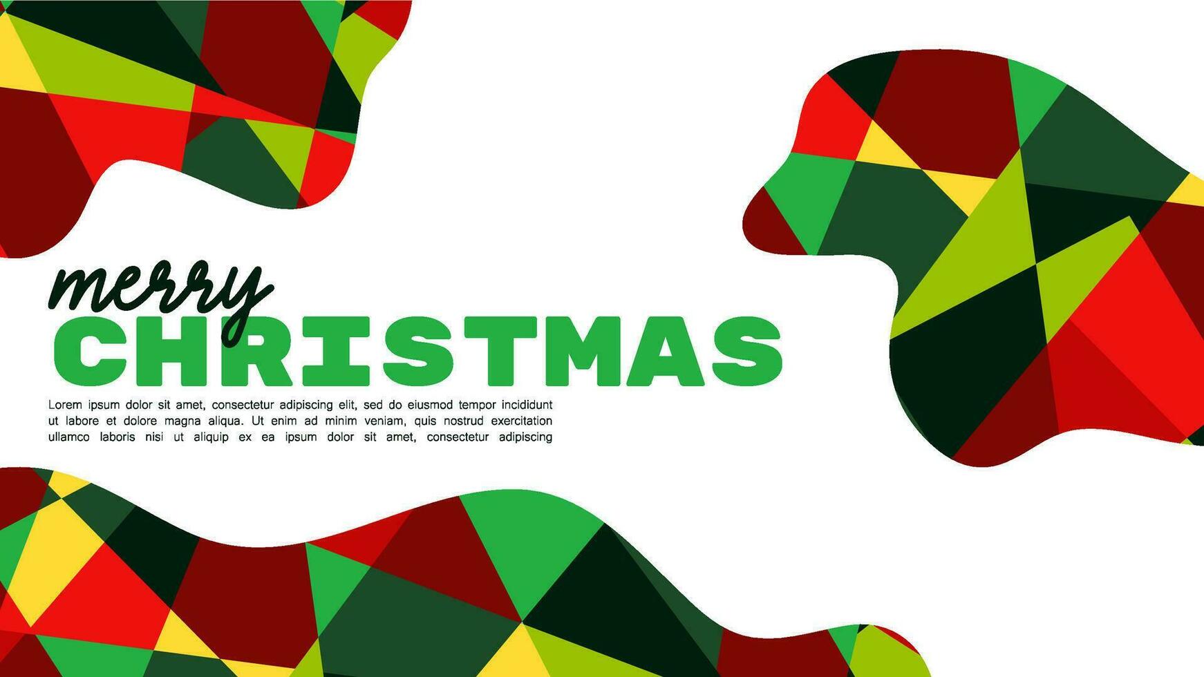 achtergrond kerstmis ansichtkaart ontwerp. vector illustratie. veelhoek en origami effect
