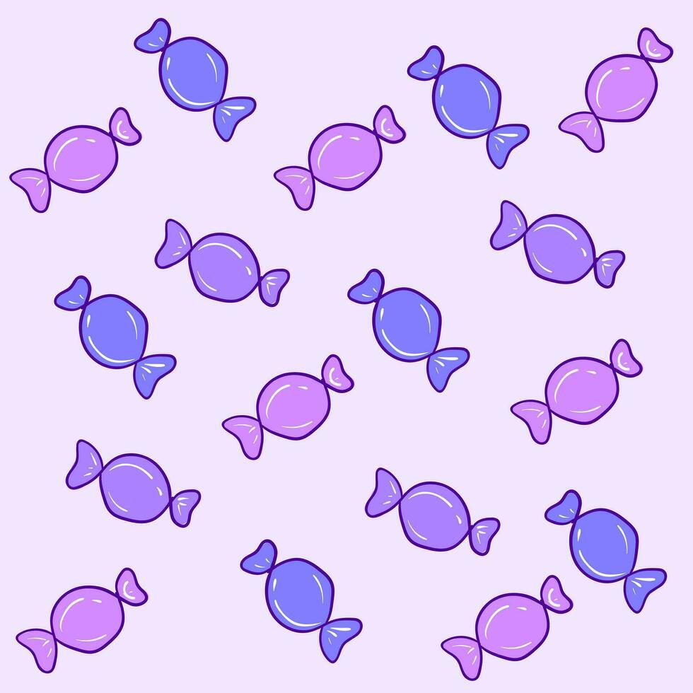 een structuur met Purper en blauw kleur toffees vector of kleur illustratie