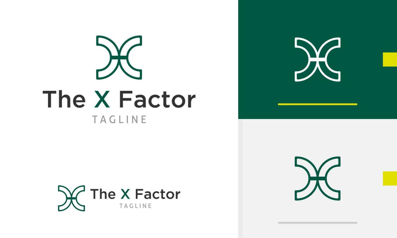 logo ontwerp icoon abstract meetkundig brief X met modern en tech stijl, gemakkelijk eerste alfabet vector