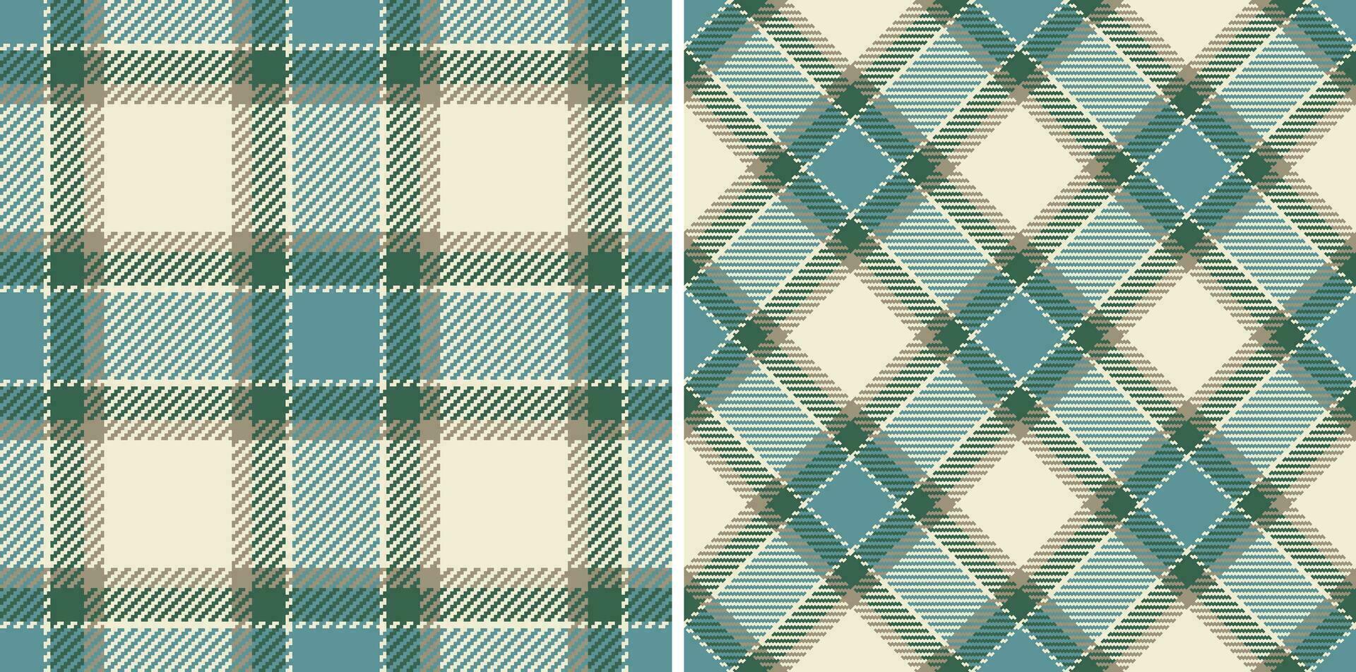 vector naadloos structuur van controleren kleding stof textiel met een achtergrond Schotse ruit patroon plaid.