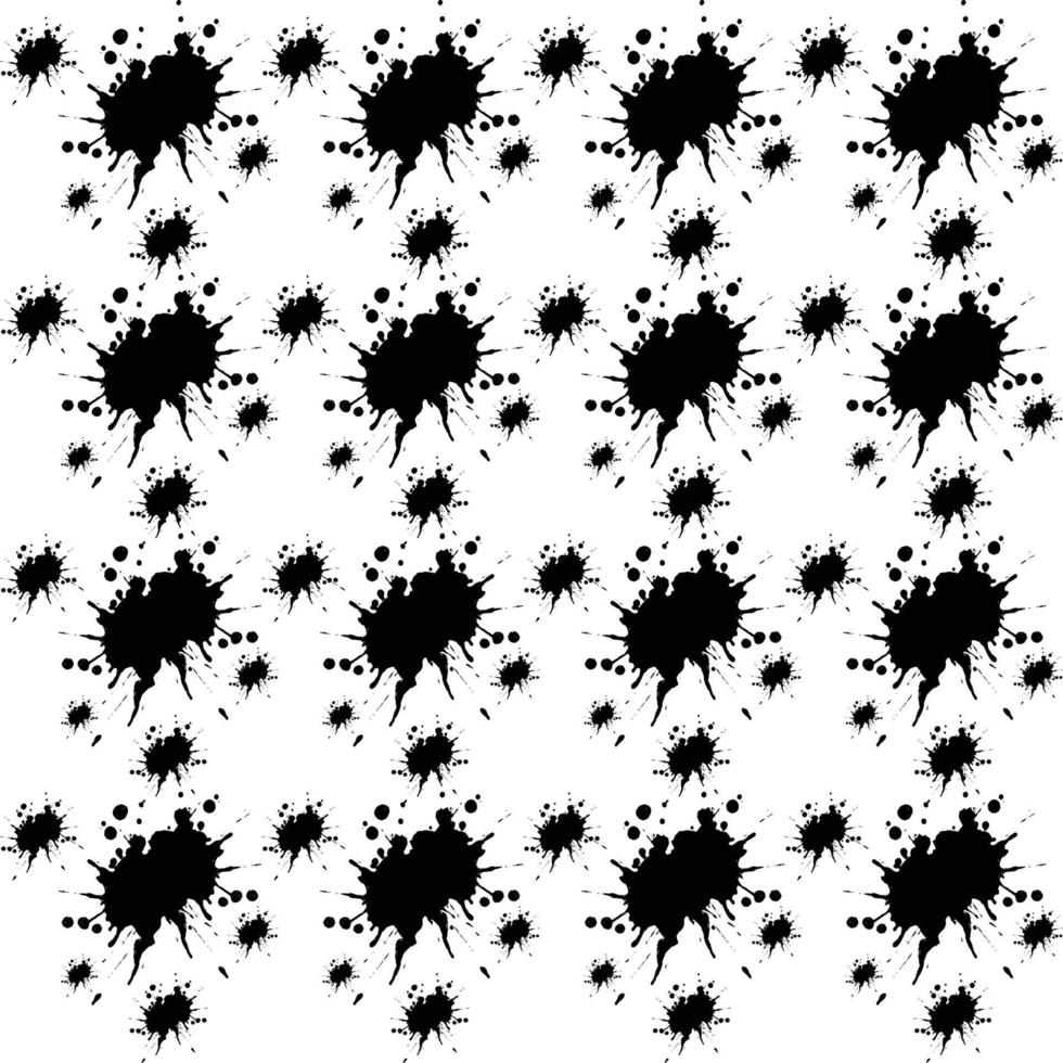 zwarte borstel abstracte achtergrond textuur patroon ontwerp vectorillustratie. vector