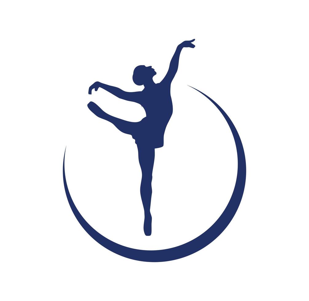 silhouet ballet ontwerp illustratie vector