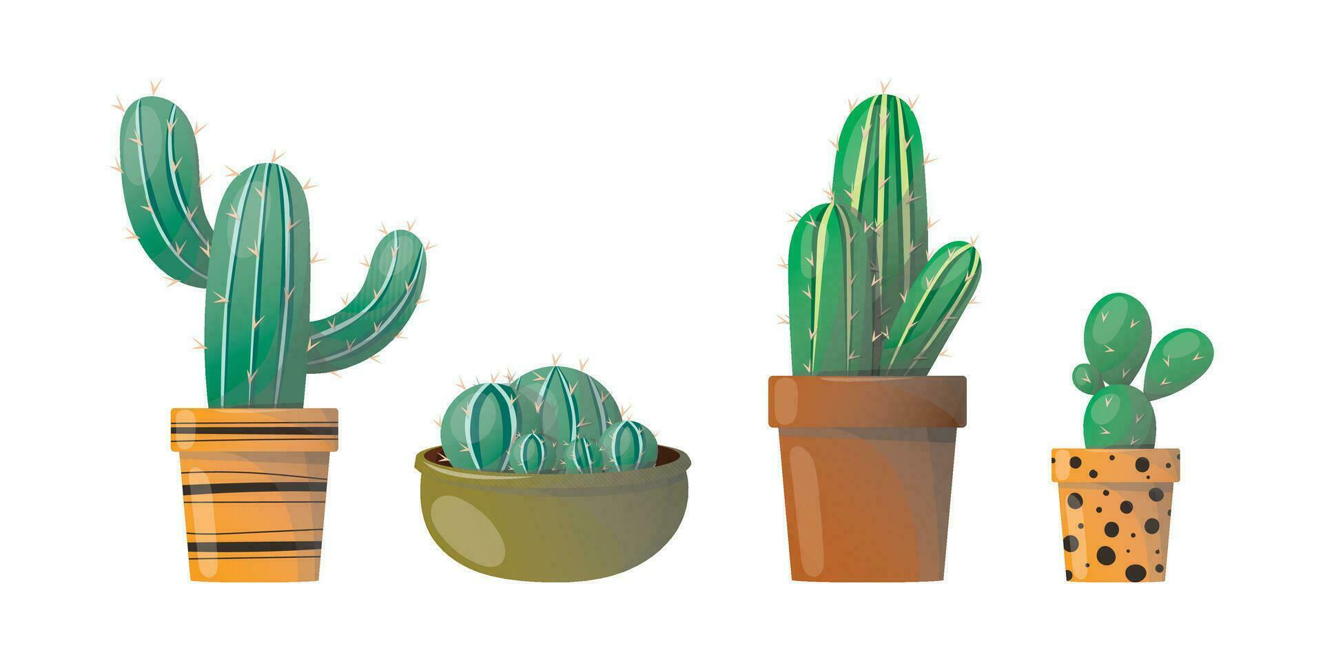 vector cactus element